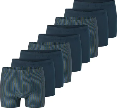 Produktbild von Schiesser 9er Pack 95/5 Essentials - Organic Baumwolle Retro Short / Pant Mit softem, tonalem Komfortbund, Extra bequemer Beinausschnitt, Modische Ziernhähte