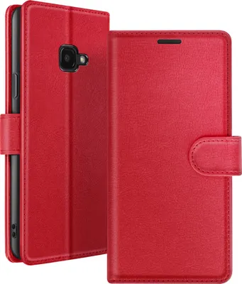 Image de Zanaé, porte-monnaie Etui Galaxy XCover 4 / 4s Ständer Fermeture magnétique, rouge