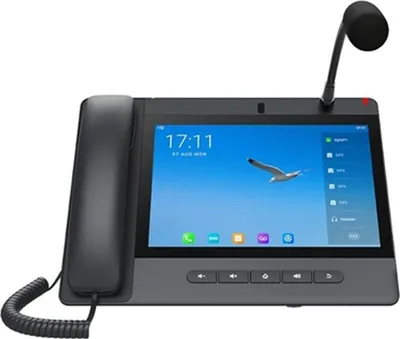 Produktbild von Fanvil A320i, IP-Telefon, Schwarz, Kabelgebundenes Mobilteil, Tisch/Bank, Android, Im Band, Außerhalb des Bandes, SIP-Info