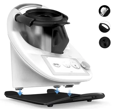 Produktbild von Rutschbrett für Thermomix TM6 und TM5 aus Verbundmaterial Schwarz