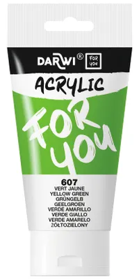 Immagine prodotto di Darwi DFY Vernice Acrilica Giallo Verde 75 ml 1 pz