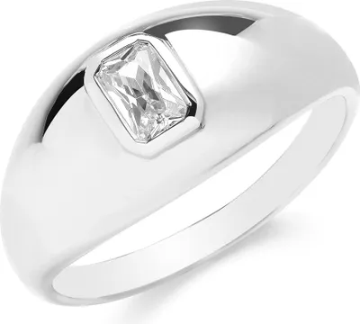 Produktbild von Exklusiver 925 Sterling Silber Damen - Ring mit Zirkonia, 55 (17.5); TRS33262RSO