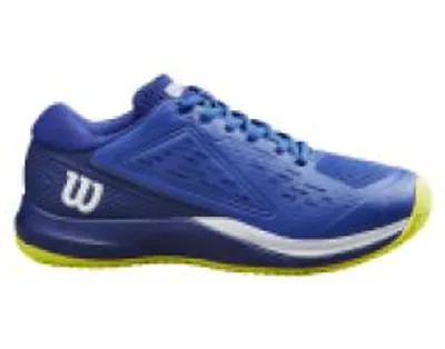 Image de Chaussure de tennis Wilson Rush Pro Ace JR, pour enfants, bleu/jaune, taille 3823