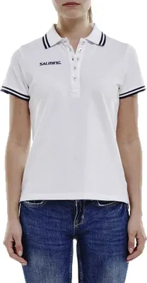 Produktbild von Salming Team Kurzarm-poloshirt Weiß XL Damen Weiß XL