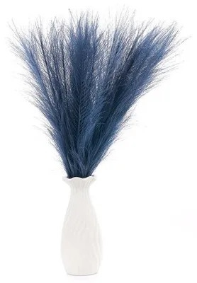 Immagine prodotto di Decorazione artificiale in erba della pampa, 55 cm, blu, 20 pezzi