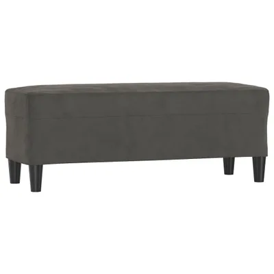 Obrázok produktu pre vidaXL Lavica Dark Grey 100x35x41 cm Velvet