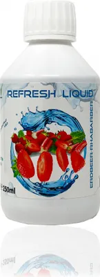 Obrázek produktu pro XAXX HC Refresh Liquid ERDBEER RHABARBER koncentrát 1:150, 250 ml, sirup bez cukru