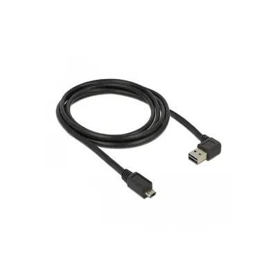 Obrázek produktu pro DeLOCK 2m, USB2.0-A/USB2.0 Micro-B, 2 m, USB A, Micro-USB B, USB 2.0, Samec/samec, Černá