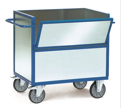 Produktbild von fetra 2823, Stahl, Transportwagen, Blau, 600 kg, 4 Rad/Räder, 20 cm
