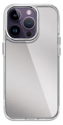 Zdjęcie produktu dla Lustrzane etui INF dla iPhone'a 16 (6,1") - przezroczysta ochrona TPU + PC