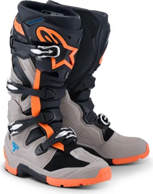 Produktbild von Alpinestars Tech 7 Enduro 2026 Motocross Stiefel, grau/schwarz/orange, 13