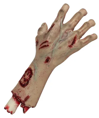 Produktbild von Abgetrennte Autopsie Hand mit Unterarm als Halloween Requisite