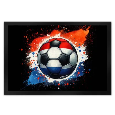 Produktbild von Fußball Niederlande Flagge Fußmatte XL in 40x60 cm