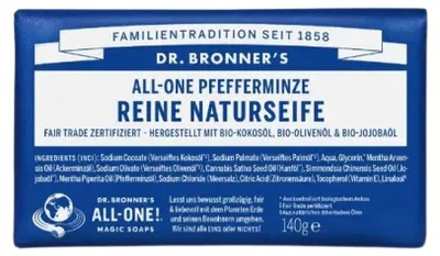 Immagine prodotto di Menta piperita - Sapone naturale puro tutto in uno 140g