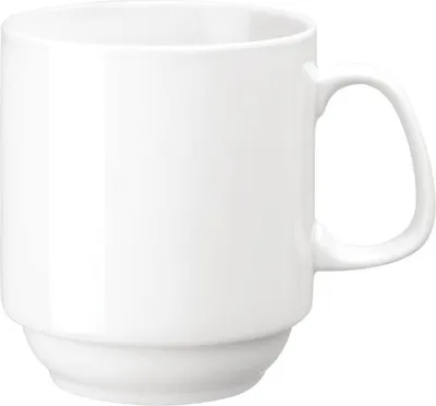 Produktbild von Olympia Whiteware stapelbare Kaffeebecher - 28,4cl - 24 Tassen - Becher