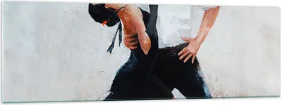 Produktbild von Bilder auf glas - tanzen sie - 160x50cm - Glasbilder - Wandbilder - Bilder - Kunstdruck - zum Aufhängen bereit - Wanddekoration aus Glas - Glas Bilder - Wandbild auf Glas - Einteilig - GAB160x50-3771