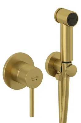 Image de Ensemble pour bidet Kludi Bozz, or brossé 38998N076