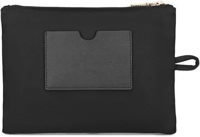 Image de Trousse de maquillage en nylon - 3 tailles - Noir