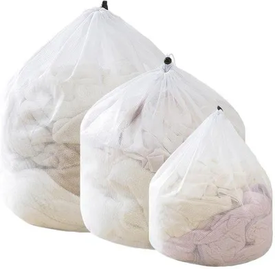 Immagine prodotto di Confezione da 3 sacchetti per il bucato, con chiusura, per neonati e biancheria intima