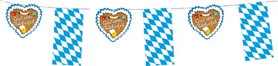 Produktbild von Papierfahnen-Kette 4m