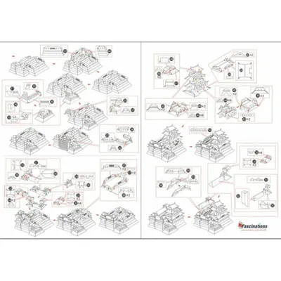 Produktbild von METAL EARTH 3D-Puzzle Burg Himeji
