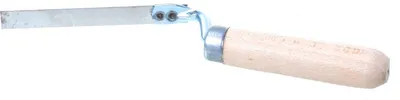 Obrázek produktu pro Aqbau® Spárovací hladítko Spárovací železná stěrka Dřevěná rukojeť Spárovací špachtle Nerezová ocel (10 mm)