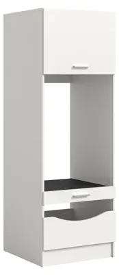 Produktbild von xonox.home Free Waschmaschinenschrank (B/H/T: 66x195x68 cm) in weiß Nachbildung