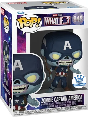 Produktbild von Marvel Studios What if…? - Zombie Captain America 948 Exclusive - Funko Pop! - Vinyl Figur