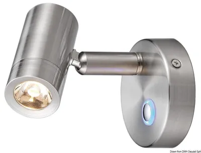 Produktbild von Dimmbares LED-Licht aus vernickeltem Aluminium - Osculati 13.439.55