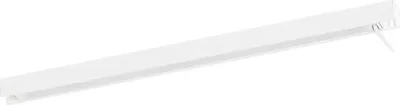 A white LED light bar is shown against a white background.