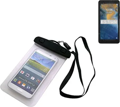 Produktbild von K-S-Trade Schutz Hülle Handy Hülle Kompatibel mit ZTE Blade A31 Lite Beach Bag wasserdicht 16cm x 10cm Schutzhülle Staub Sand Flachwasser Beachbag
