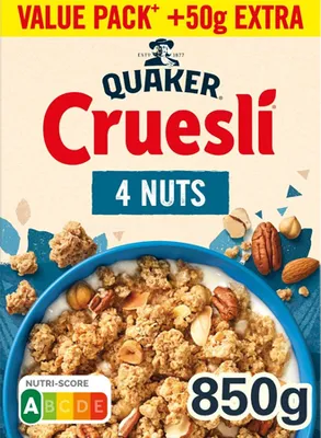 Produktbild von Quaker - Cruesli 4 Nüsse - 850g