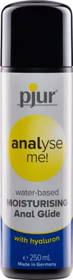 Produktbild von pjur analyse me! Moisturising - Gleitgel auf Wasserbasis - für komfortablen Analverkehr - für Sex Toys geeignet (250ml)