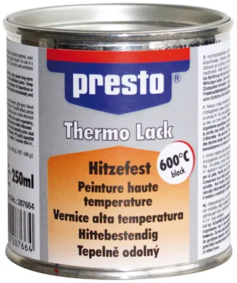 Produktbild von PRESTO Hitzebeständiger Lack 287664 75mm 80mm Spraydose 250ml 75mm 0,324kg