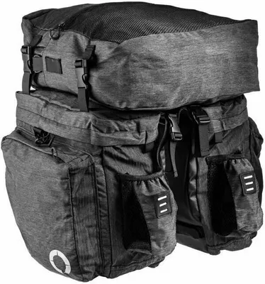 Zdjęcie produktu dla Longus Granite Podwójna torba podróżna na rower Grey 35 L