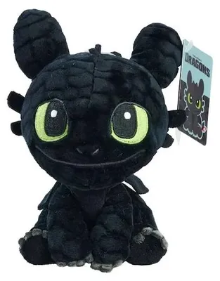 Produktbild von How To Train Your Dragon 18Cm Toothless Smiling Plush