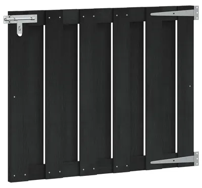 Produktbild von vidaXL Gartentor 100 x 80 cm WPC und Aluminium Schwarz
