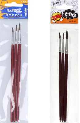 Image de Jeu de brosses rondes 3 pièces