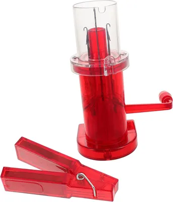 Produktbild von Handseilflechtmaschine aus Kunststoff in Rot