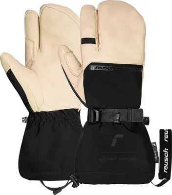 Produktbild von Reusch 3-Finger Handschuhe Duality R-WOOL Lobster mit winddichter und atmungsaktiver Funktion 9002 tan / black 8