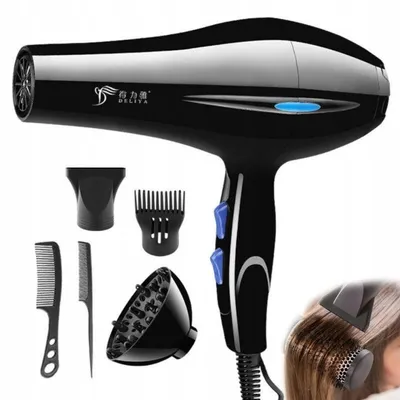 Image de Sèche Cheveux 1200 W Ionisation Air Froid Concentrateur 2 Vitesses Pour Limiter Les Cheveux Électriques Et Faciliter Le Coiffage