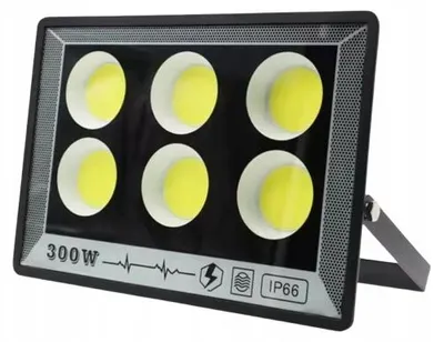 Obrázok produktu pre Výkonné Svietidlo Pre Garáž, Záhradu, Fasádu, 300W, Ip66, Odolné, Cob Led