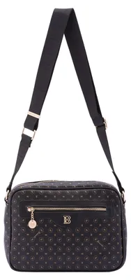 Obrázek produktu pro Dámská Crossbody Taška z  se Zipem Černá a Hnědá Nero E Marrone UNICA 19x26x9 cm 4107-BLACK_BROWN