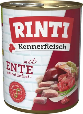 Produktbild von Rinti - Pur Kennerfleisch 12x800g | Ente