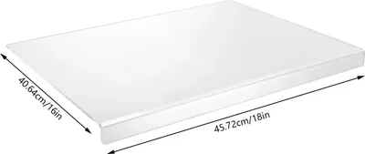 Obrázok produktu pre Akrylové krájacie dosky – sada 2 ks – 45 x 40 cm – protišmykové – ľahko sa čistia – priehľadné