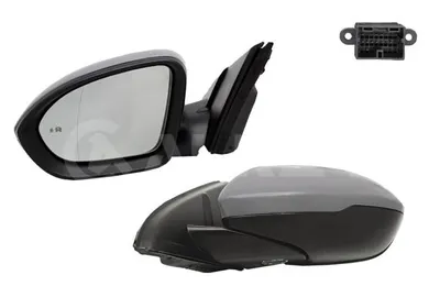 Produktbild von ALKAR 6149730 Außenspiegel Seitenspiegel Links für OPEL INSIGNIA Caravan Beheizt Asphärisch Grundiert Elektrisch