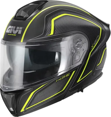 Produktbild von Modular Helm GIVI X50 Hologram Mattschwarz Titangelb größe XL