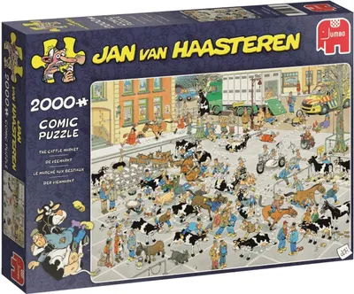 Produktbild von Jumbo 19078 Jan van Haasteren - Der Viehmarkt 2000 Teile Puzzle