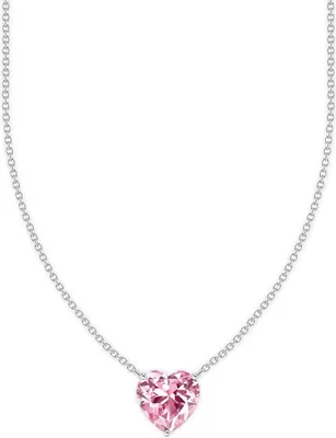 Thomas Sabo KE2211-051-9-L45V Damen-Kette mit rosa Herz-Anhänger Silber 1