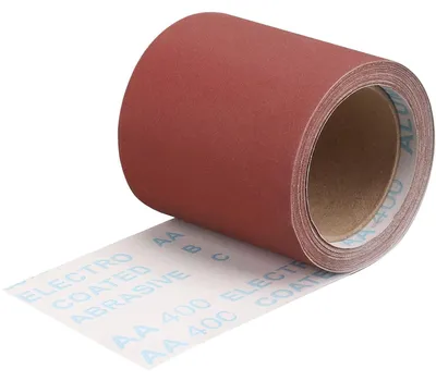 Produktbild von Schleifpapier Rolle 115 mm x 10 m Körnung 400 für Holz & Metall Nassschliff